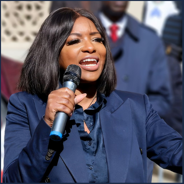 Jasmine Crockett: Split a donation between her campaign and Blue Vision