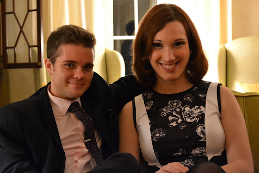 Sarah McBride and her husband, Andy.