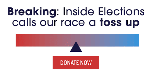 Eugene Vindman: This Election is a TOSS UP. Donate now!