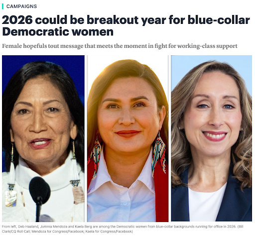 Headline: 2026 could be the breakout year for blue-collar Democratic women