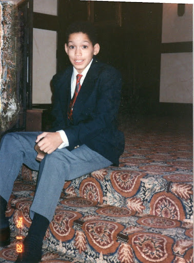 Robert Peters as a child