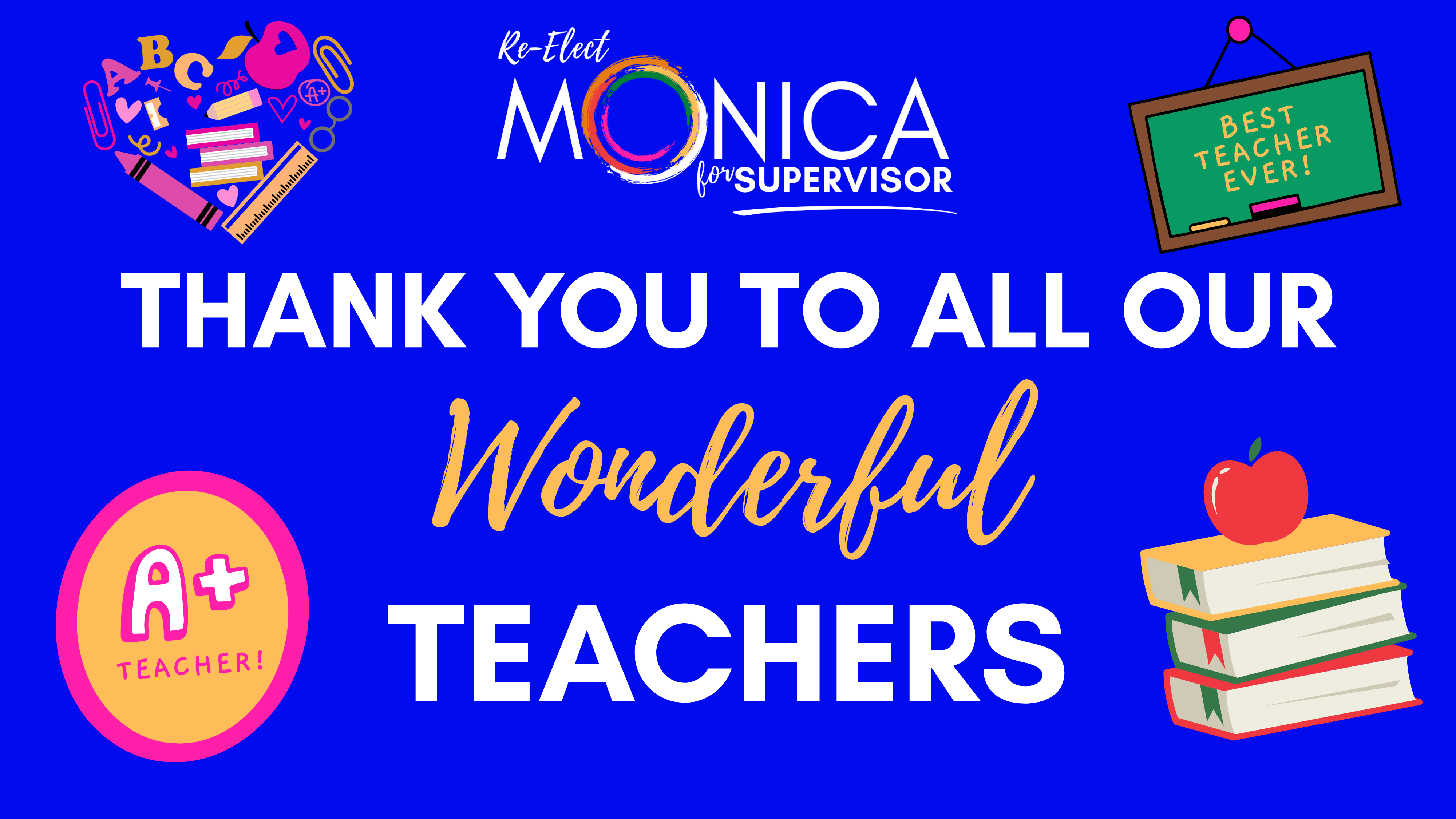 Thank you to all our wonderful teachers!